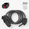 GEETHA 5-Digit Portable Anti-Theft Bicycle Combination Lock