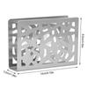 Hollow Out Metal Napkin Holder Glossy Edge Stainless Steel Napkin Holder  Kitchen Countertop