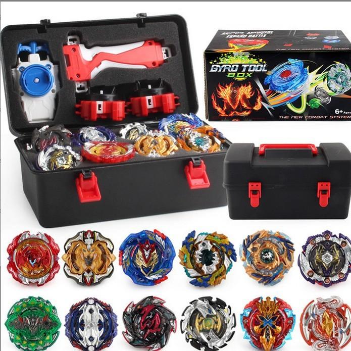 Hit Battle Toy for Kids - Hurricane CX Burst Beyblade Set, Complete with Attack Battle Plate and Launcher