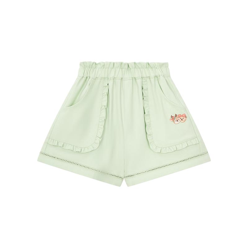 Teenie Weenie Kids Girls' Sweet Lace Straight Shorts