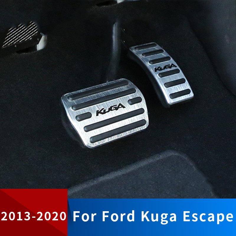 Auto Fuß Pedal Kraftstoff Beschleuniger Bremspedal Abdeckung Für Ford Kuga 2 MK2 Escape 2013 2014 2015 2016 2017 2018 zubehör