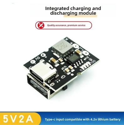 1-5pcs/Smart 5V 2A Type-C Charger Discharger Module for 3.7V Lithium Battery, Adjustable 4.2V/4.35V Charge Cut-off
