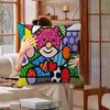 B-Britto Art Lucky Dragon pillow cover sofa cushion cover home room decoration children gift