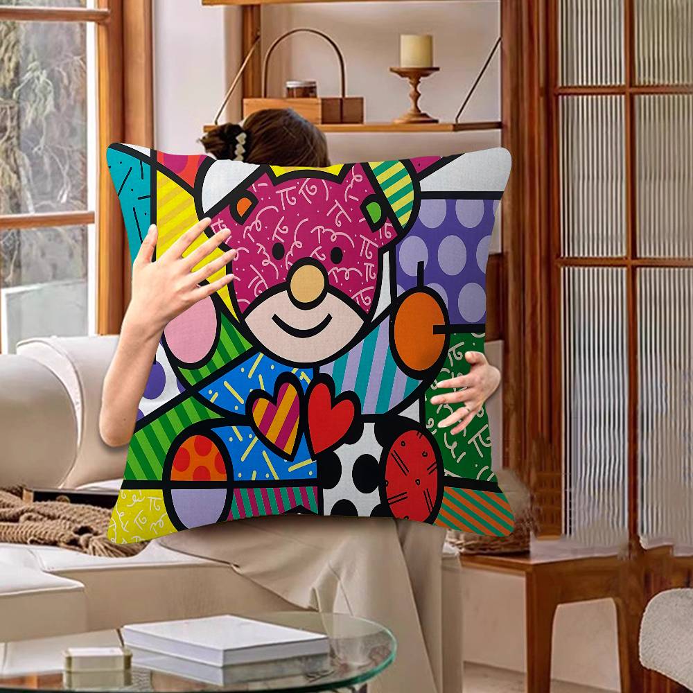 B-Britto Art Lucky Dragon pillow cover sofa cushion cover home room decoration children gift