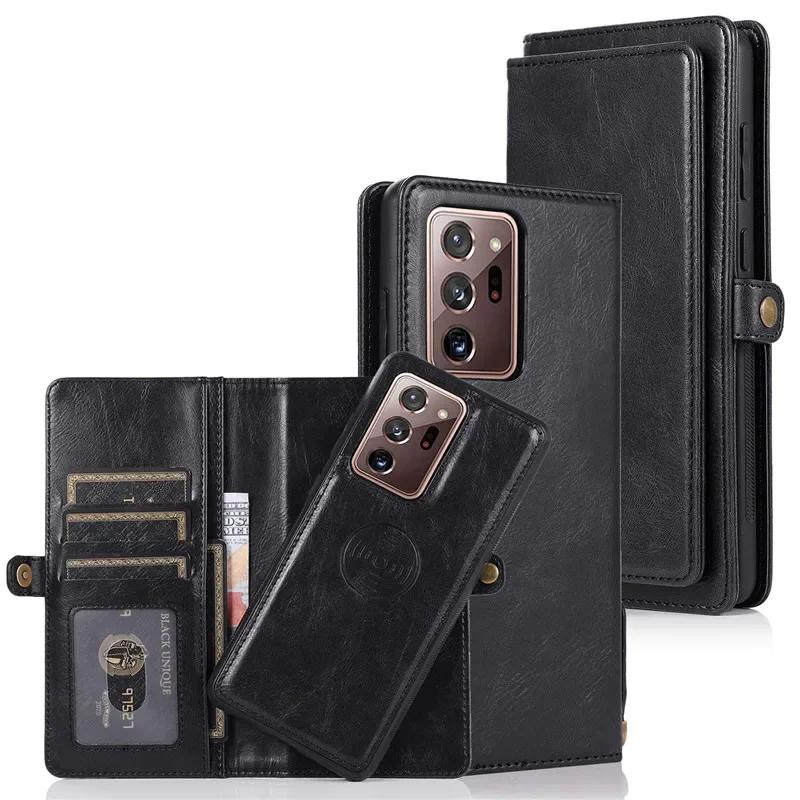 Magnetische Leder Geldbörse Karten Handy Hülle Für Samsung Galaxy A54 A14 A73 A53 A33 A13 A72 A52s A32 S25 Ultra S24 Plus Note 20 Abdeckung