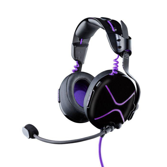 Casque de jeu - victrix - pro af - noir/violet - filaire - circum-aural
