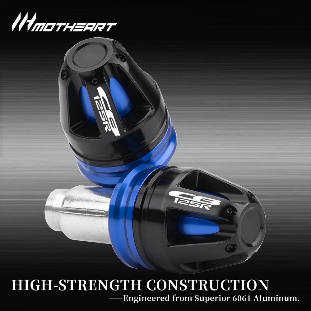 MotHeartZero Motorcycle Handlebar End Cap for CB125R 2017-2024 7/8"(22mm) Steering Wheel 17mm Diameter CNC