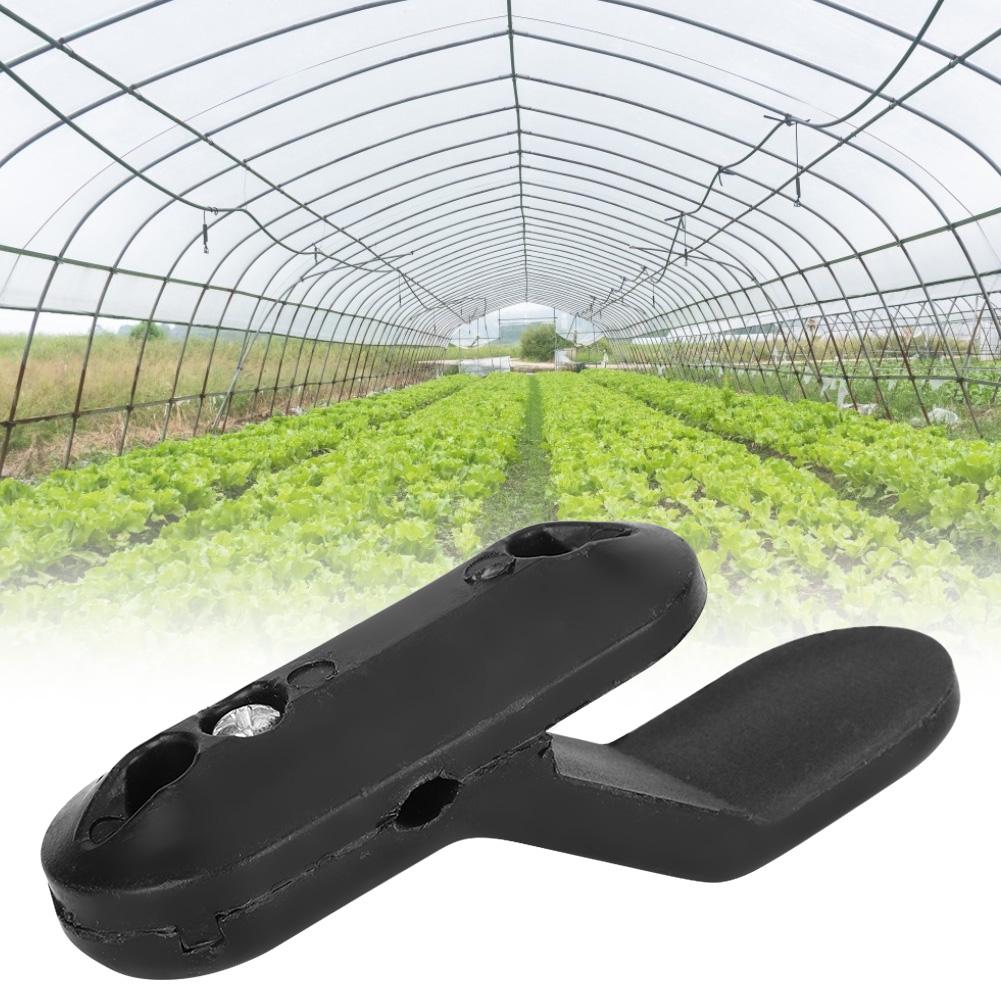 10Pcs Black Greenhouse Ventilation Outlet Clip Buckle Tool Accessories for Agriculture Farm Use