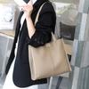 Large Capacity Leather Women's Bag Autumn and Winter New Tote Bag Commuter Handbag Casual Fashion Portable Business File Bag