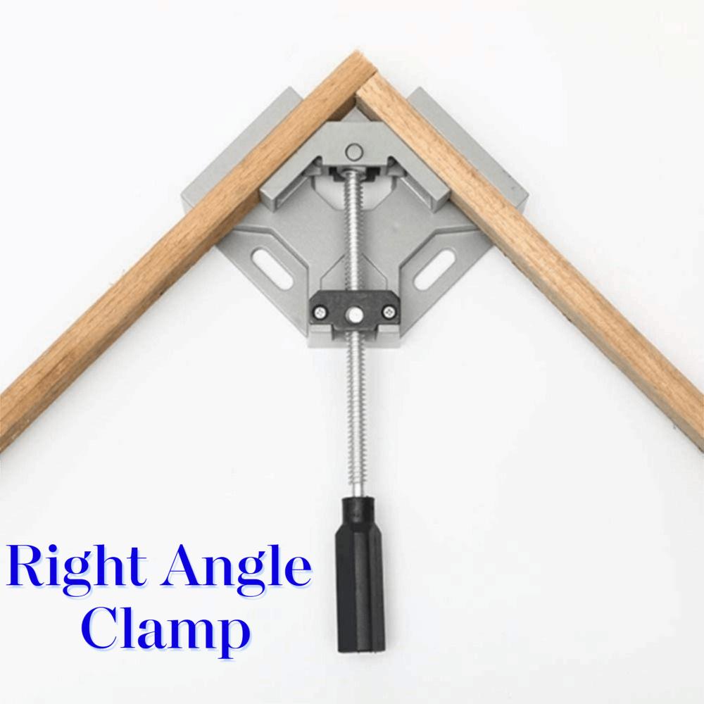 90 Degree Right Angle Clamp Single Handle Woodworking Frame Clip DIY Projects