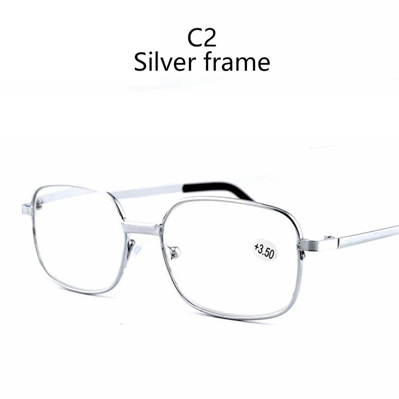 

Fashion Reading Glasses Metal Frame Glass Presbyopia Eyeglasses Women Men Far Sight Eyewear Vision Care Diopter +1.0~+4.0 +1.0