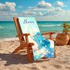 Personalized customized proof beach towel with Pokémon pattern - soft, absorbent,quick-drying,perfect swimming,camping&bathing