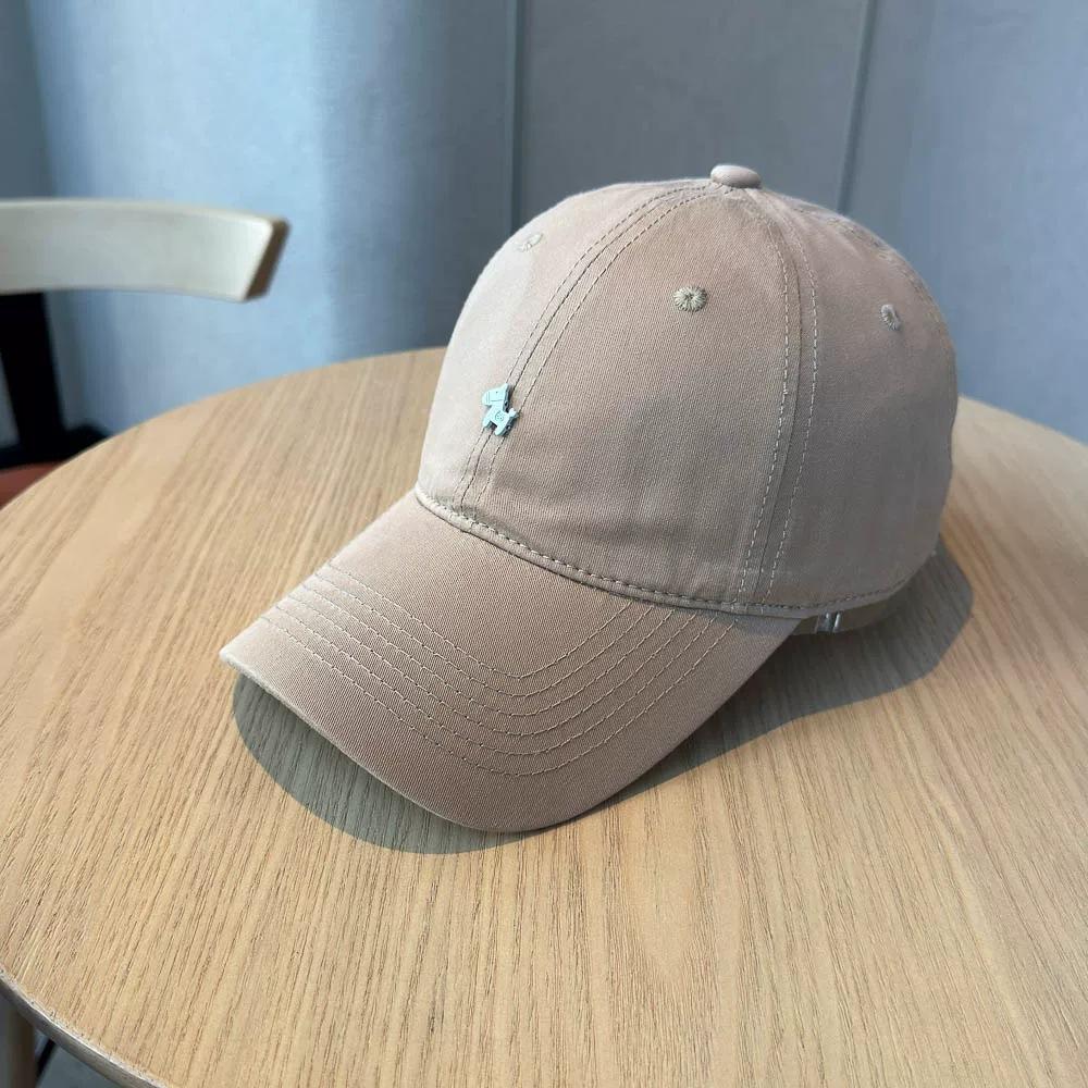 Spring and summer cotton simple pony baseball cap children TH thin breathable soft top versatile Year of the Horse cap men