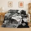 Fashion Malachi Barton Star Soft Flannel Throw Blanket,Warm Cozy Blanket for Bed,Couch,Sofa,Bedroom,Living Room,Travel,Picnic