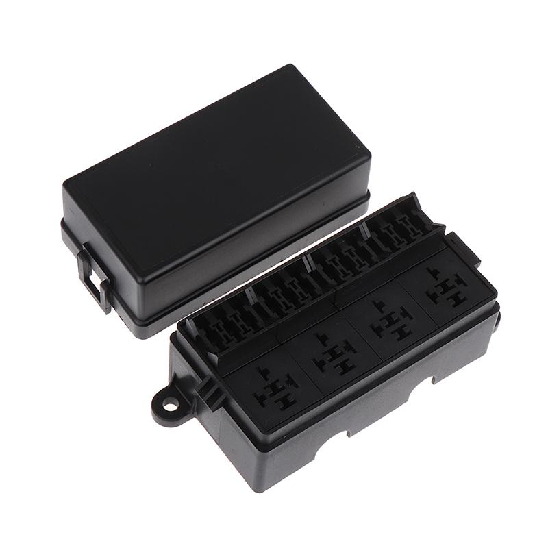 12V Relaiskastenblock 8-Wege-ATC/ATO-Sicherungsblock Universelle wasserdichte Sicherung und Relais