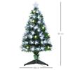 90Cm Artificial Christmas Tree with Built-in Lights and 90 Branches
