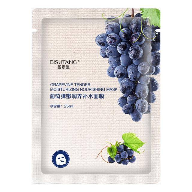 3 Piece Fresh Orange Aloe Rice Pomegranate Bamboo Rose Green Tea Honey Moisturizing Mask Oil-control Whitening Wrapped Mask Skin Care