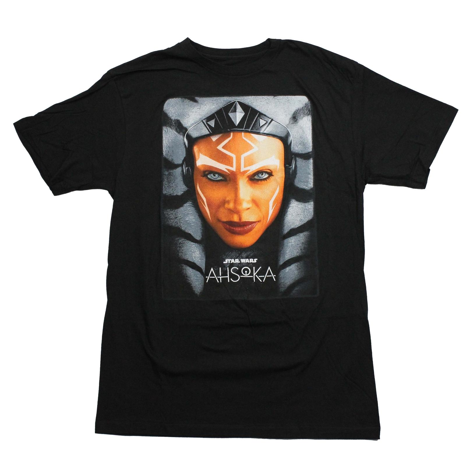 Star Wars New Adult T-Shirt - Ashoka Full Face Image S