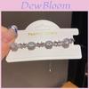 Bracciale a Forma di Farfalla con Fiocco in Zircone Ovali Microincastonati per la Moda Femminile Regalo