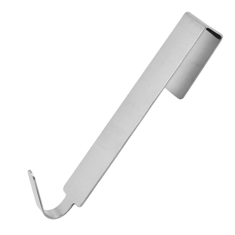 I lager Rostfritt Stål Dubbelkrok för Badrumshanddukar och Kläder, Ingen borrning krävs