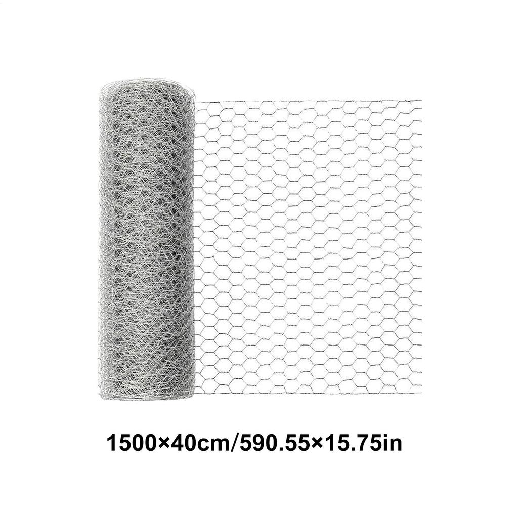 Poultry Netting Hexagonal Galvanized Netting Floral Chicken Wire Fence For Craft For Pet Animal Tree Duck Coop Garden Compost