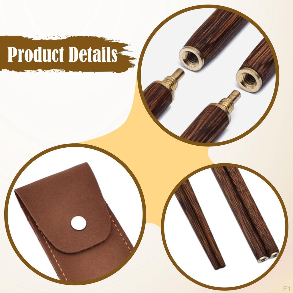Travel Chopsticks Outdoor Utensils Lightweight Folding Portable Cutlery with Storage Bag for