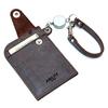 AGILITY Affa "Seek" Leather Pass Case with Reel, Holds 2 IC Cards
