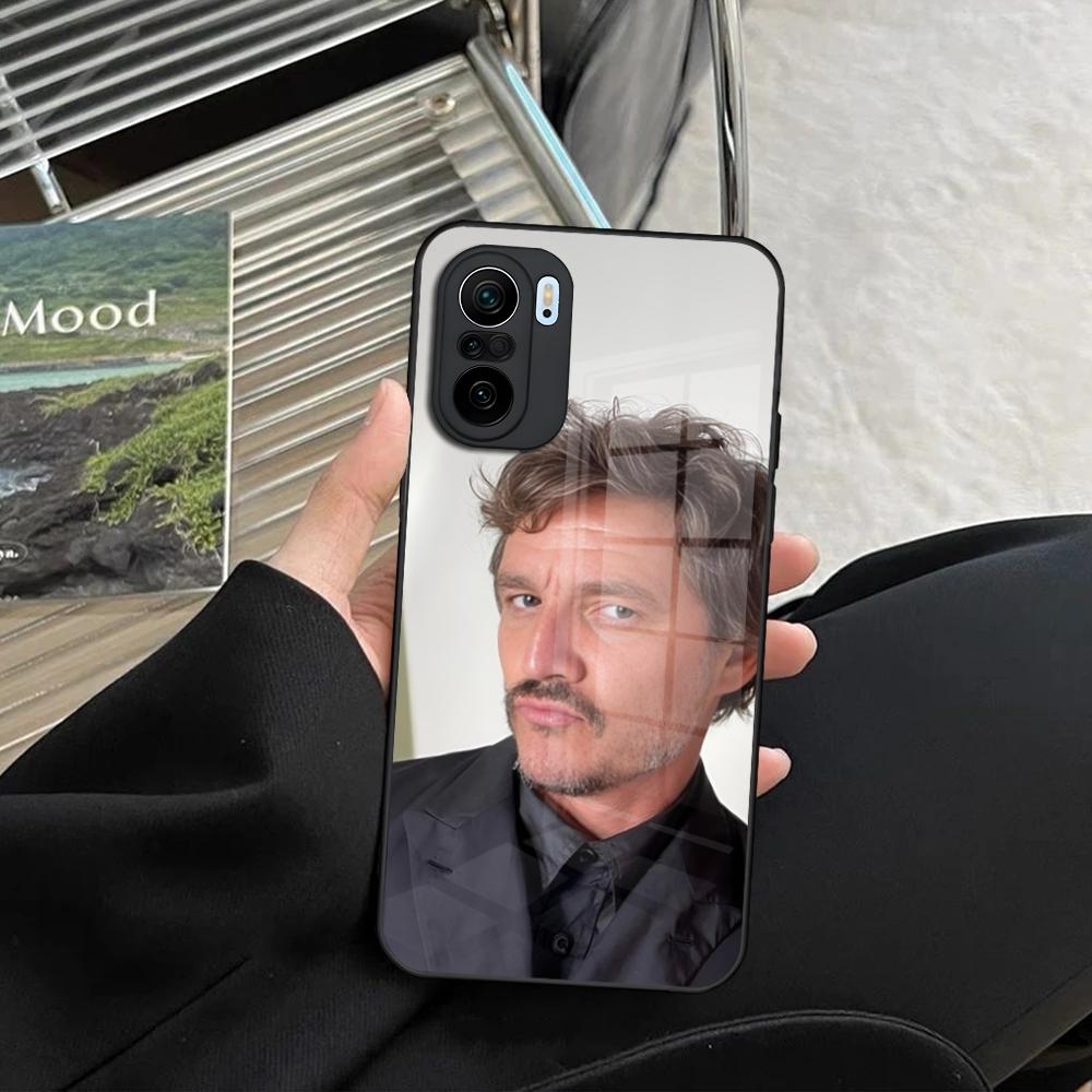 Pedro Pascal Collage Pics Phone Case for Xiaomi Redmi Note 14 13 12 11 Ultra Pro Lite 5G toughened glass Cover