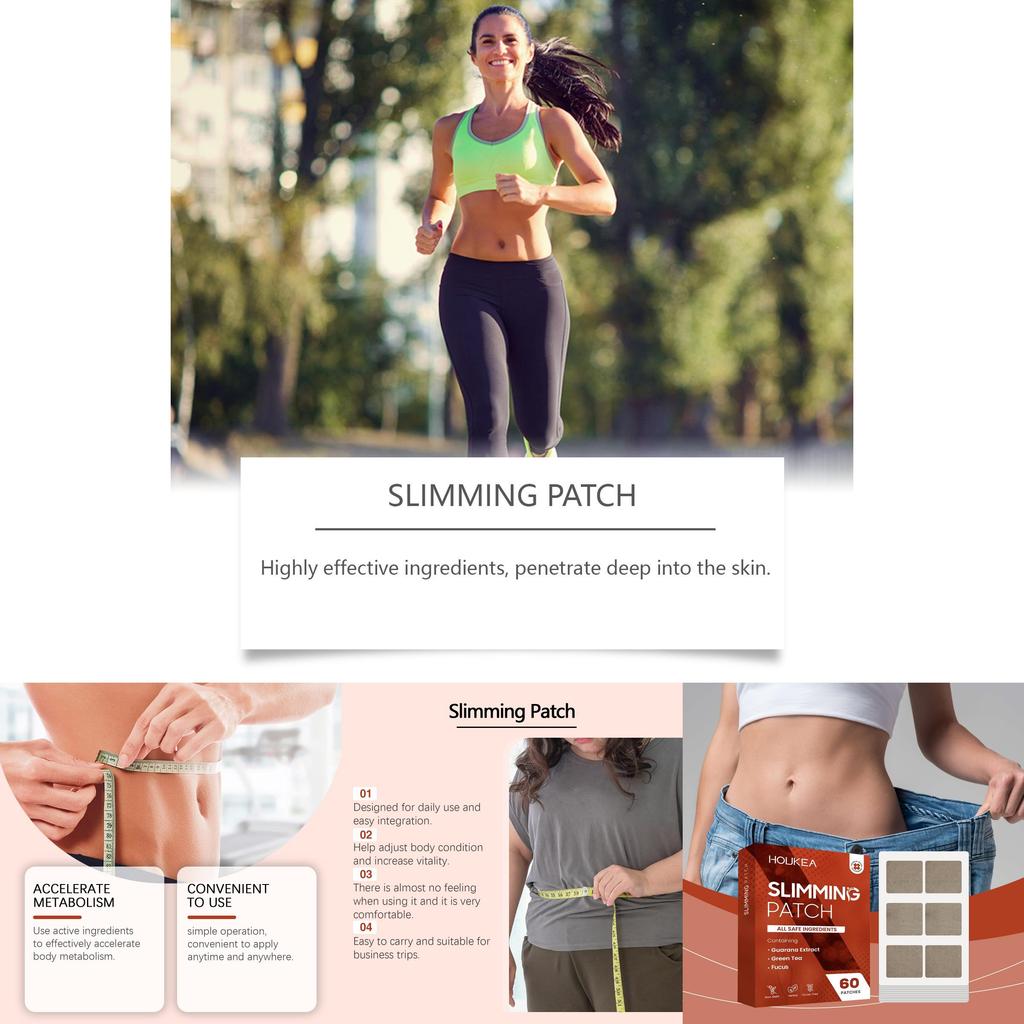 Houkea Herbal Body Care Patches For Firming Skin And Lightweight Arms For Easy Use