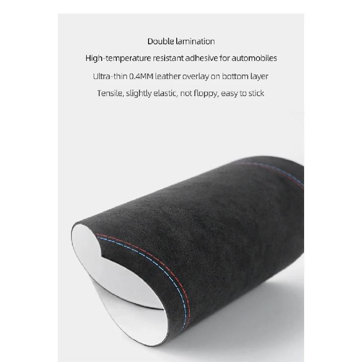 For BMW X5 E70 X6 E71 Made of Alcantara Car Interior Door Panel Trim Strips Performance Stickers 4pcs Auto Tuning Accessories