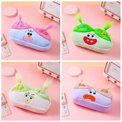 Cute Cartoon Pen Bag Stationery Organizer Pencil Box New Pen Storage Bag