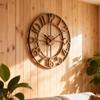Creative Digital Wall Clock Retro Living Room Wall Watch Bedroom Simple Silent Clock Home Aesthetic Decorative Ornaments