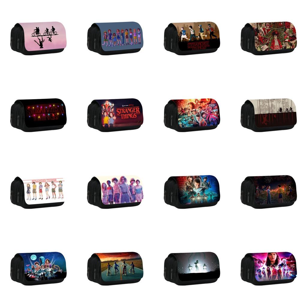 Dvouvrstvý penál Stranger Things s velkou kapacitou pro studenty a do kanceláře