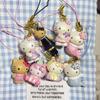 Lange Beine Hello Kitty Handykette Hello Kitty Anhänger Schlüsselanhänger Schmuck für Mädchen Frauen Geschenk Taschen Dekoration