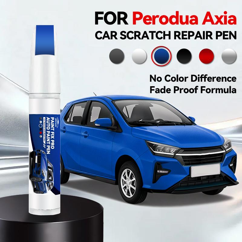 OPRTAMG Purpose Vehicle Car Paint Repair Pen For 2014-2025 PERODUA AXIA Paint Scratch Repair Accessories Blue B89 Black 209 Silv