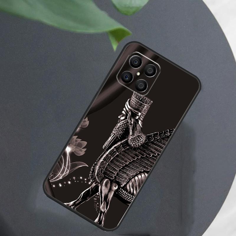 Lamassu Assyrian Winged Lion For Honor Magic 7 Lite 6 8 Case For Honor 200 400 Pro 90 70 50 X8c X8b X9a X9b X9c X9d Win RT