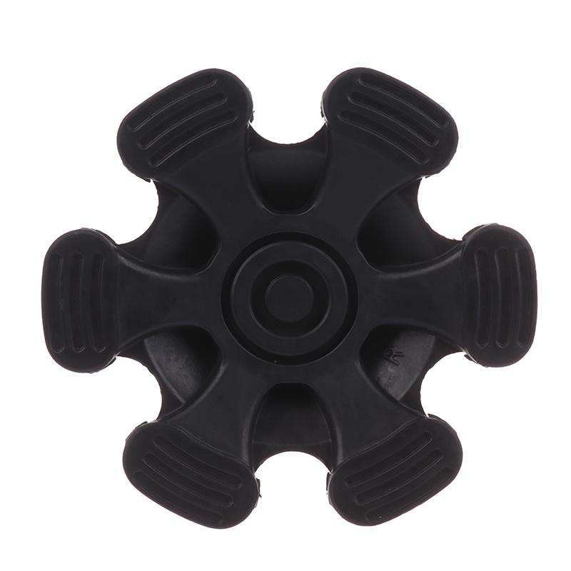 19Mm Cane Tips 6 Pillar Design Nonslip Rubber Crutch End Mat With For Walking Stick Shooting Stick Crutch Tips Accessories
