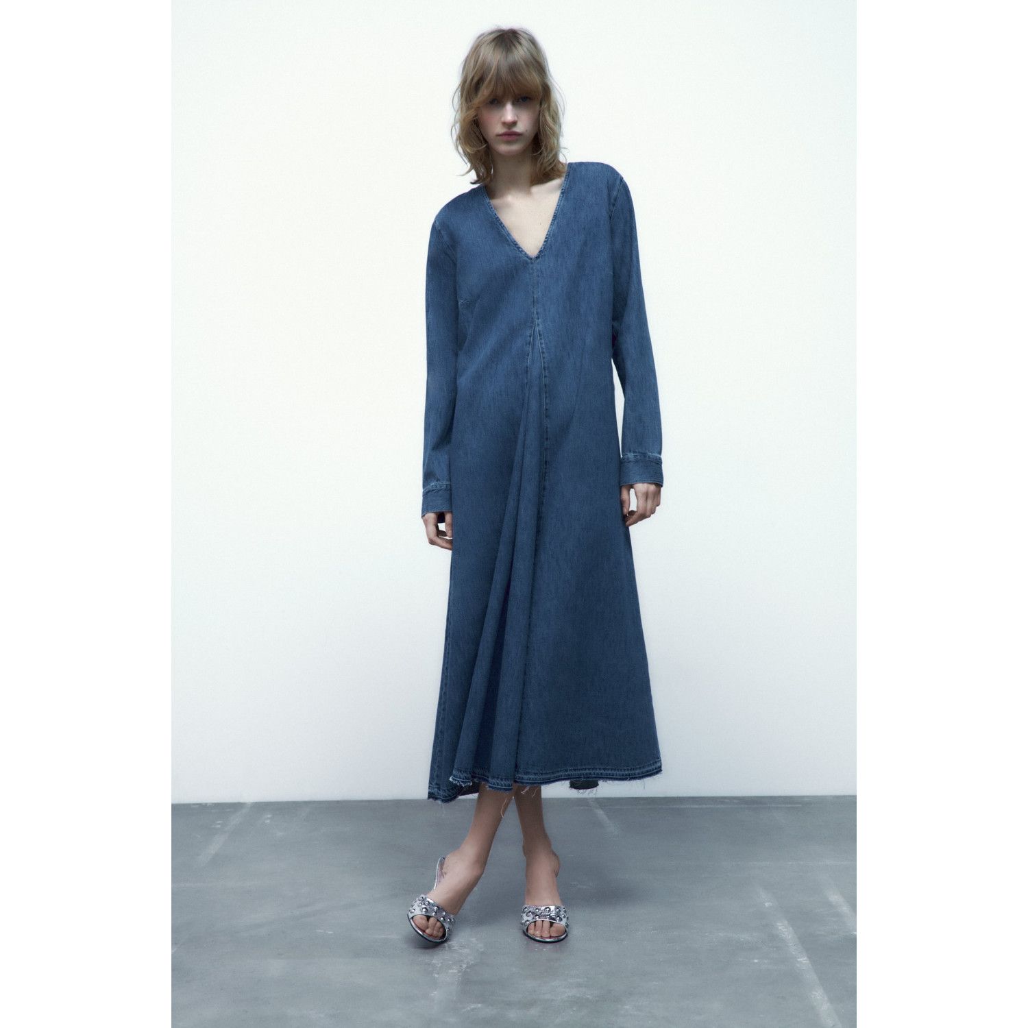 

LONG DENIM DRESS