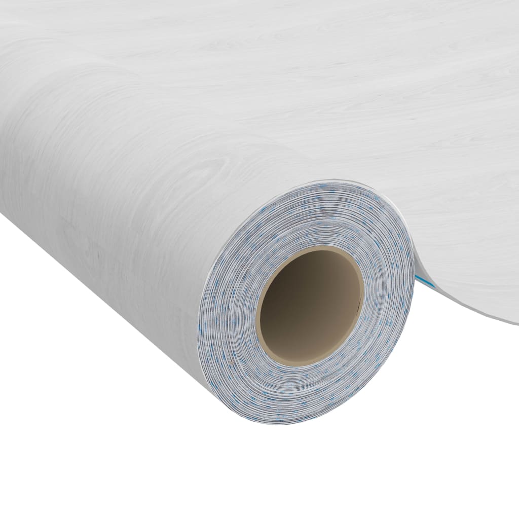 Self Adhesive Door Films 4 pcs White Wood Effect 210 x 90 cm PVC