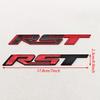 3D Metal Car Sticker Logo RST Emblem Fender Side Rear Trunk Badge For Chevrolet Silverado Tahoe Suburban Traverse Accessories