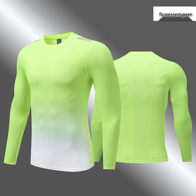 2024 Spring/Autumn Men's Long Sleeve Quick Dry Compression Sports T-Shirt