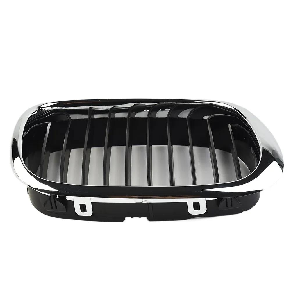 For BMW E39 5-series 525/530/535/540 M5  97-03  ABS Plastic Front Chrome Black Grille Grill Accessories For Vehicles