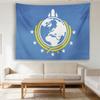 1 pezzo Bandiera Gioco Bandiera Super Terra Arazzo da Appendere a Parete Classico Blu Giallo Bianco Stelle Pattern Arte di Alta Gamma Decorazione per la Casa per Soggiorno