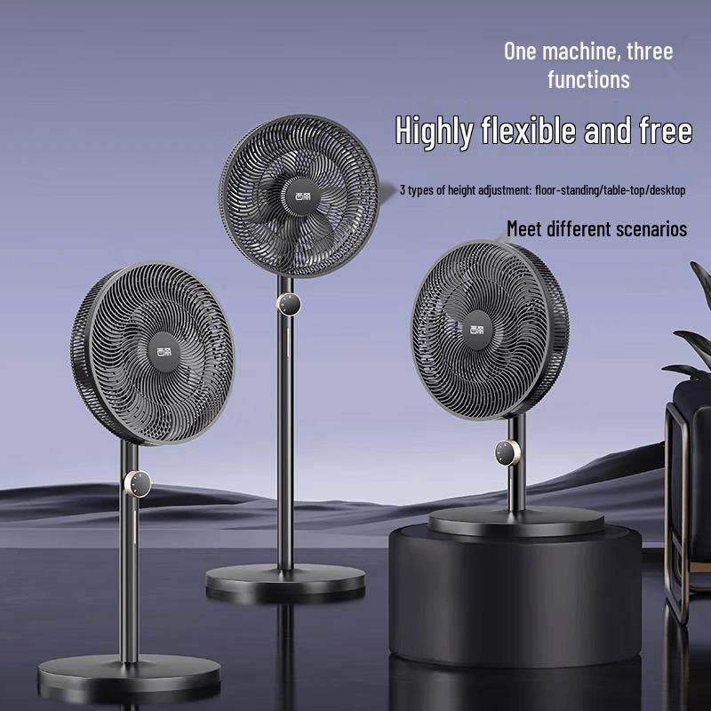 Ceerea 7-Blatt Leiser Oszillierender Stand- & Tischventilator CN-Stecker (Adapter enthalten)