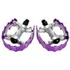 Wellgo Old school BMX MTB Bear Trap Bicycle WE2967 XC-II 9/16" Pedals, Purple,