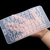 Letter Mold Alphabet Number Epoxy Resin Mold Crystal Pendant Earring Silicone Molds Homemade For DIY Jewelry Making Accessories
