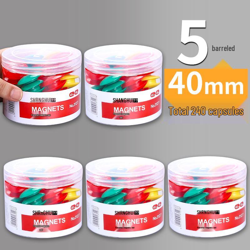 Colorful Round Magnetic Chalkboard Stickers with Strong Magnets for Whiteboards