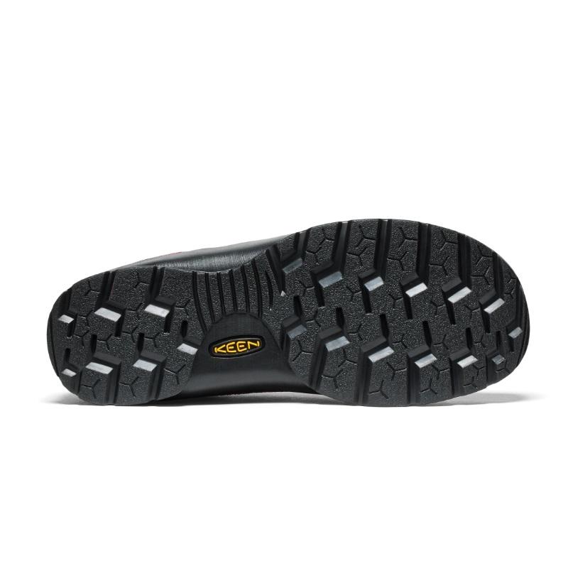Keen Jasper Slip Resistant Abrasion Resistant Slip Resistant Abrasion Resistant Low Top Outdoor Shoes Women's Red Black 1030729