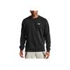 Under Armour Rival Cotton Crewneck Sweatshirt Men Tops Black 1357104-001