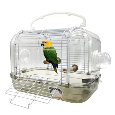 IYOIYA Bird Cage for Parakeets and Budgies with Perches - Bird Carrier Cage for Finches, Budgies, and Other Birds - Easy Assembly